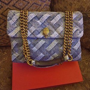 Kurt Geiger denim shoulder bag